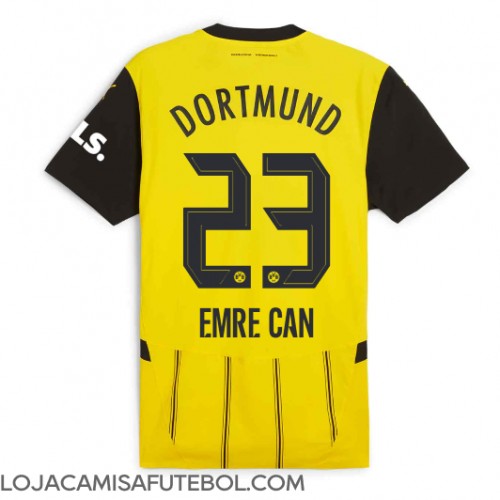 Camisa de Futebol Borussia Dortmund Emre Can #23 Equipamento Principal 2024-25 Manga Curta